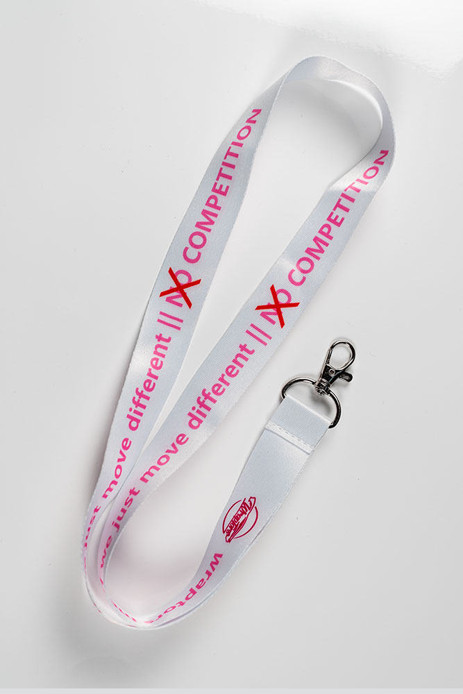 Lanyard – No Competition – White – WrapTors